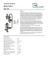 Preview for 1 page of Luxor GM 1192 Technical Data Sheet