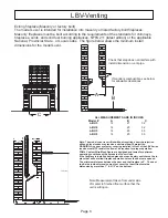 Предварительный просмотр 8 страницы Luxor LBV-3 Installation And Owner'S Manual