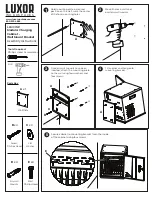 Preview for 2 page of Luxor LLMC10 Assembly Instructions Manual