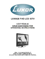 Предварительный просмотр 1 страницы Luxor LX90626 Operating Instructions Manual