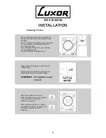 Предварительный просмотр 7 страницы Luxor MW1449 Installation And Operating Instructions Manual