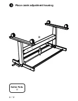 Preview for 6 page of Luxor Stand Up Crank Flat Top Desk Assembly Manual