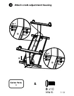 Preview for 7 page of Luxor Stand Up Crank Flat Top Desk Assembly Manual