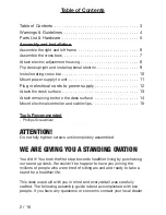 Preview for 2 page of Luxor STANDE-48-AG/BO Assembly Manual