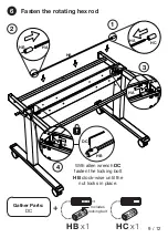 Предварительный просмотр 9 страницы Luxor STANDUP-CF60 Assembly Manual