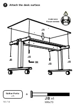 Предварительный просмотр 10 страницы Luxor STANDUP-CF60 Assembly Manual