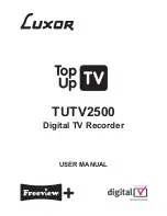 Preview for 1 page of Luxor TUTV2500 User Manual