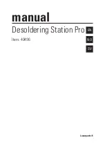 Предварительный просмотр 1 страницы Luxorparts Desoldering Station Pro Manual