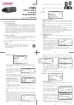 Предварительный просмотр 3 страницы LUXSAR VR480 Manual