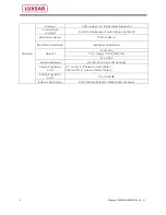 Предварительный просмотр 7 страницы LUXSAR VS450WZ18 Manual