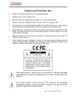 Предварительный просмотр 46 страницы LUXSAR VS450WZ18 Manual
