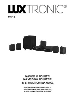 Luxtronic AV 719 Instruction Manual preview