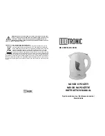 Luxtronic RK 201WB Instruction Manual preview