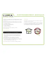 Preview for 2 page of Luxul Pro-WAV PWK2-24-1WFP7 Quick Install Manual