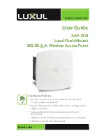 Luxul XAP-1010 User Manual preview