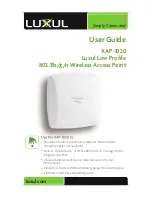 Preview for 1 page of Luxul XAP-1020 User Manual