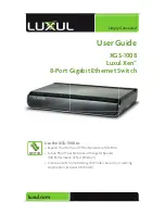 Luxul Xen XGS-1008 User Manual предпросмотр