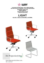 Luxy LIGHT Instructions For Assembly, Use And Maintenance preview