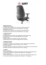 Preview for 5 page of Luxy PRATICA Instructions For Assembly, Use And Maintenance