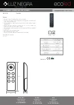 LUZ NEGRA 41.018 Quick Start Manual предпросмотр