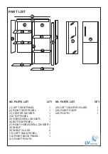 Предварительный просмотр 2 страницы LV Furniture BOOM 037 Assembly Instruction Manual