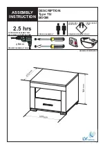 LV Furniture BOOM 112 Assembly Instruction Manual предпросмотр