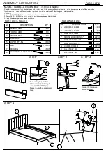 Предварительный просмотр 1 страницы LV Furniture Isabella Queen Bed Assembly Instruction