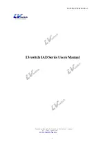 LV switch 16S User Manual preview