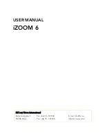 LVI iZOOM 6 User Manual preview