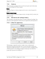 Предварительный просмотр 25 страницы LVI MagniLink S User Manual