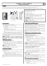 Preview for 7 page of LVI OSLO IR 300 C Instructions For Fitting And Use