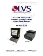 Preview for 1 page of LVS integra 9500 Operation Manual