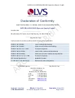 Preview for 80 page of LVS integra 9500 Operation Manual