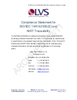 Preview for 82 page of LVS integra 9500 Operation Manual