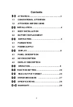 Preview for 2 page of LW MEASUREMENTS Army Aviation SCT Series Manual