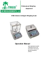 Preview for 1 page of LW MEASUREMENTS Tree HRB-S 10000 Operation Manual