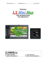 Предварительный просмотр 1 страницы LX Navigation LX Mini Map User Manual