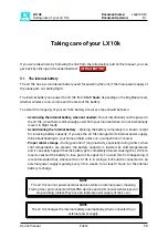 Предварительный просмотр 98 страницы LX Navigation LX10K User Manual