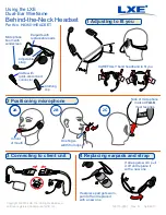 LXE HX3601HEADSET User Manual preview