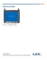 Предварительный просмотр 1 страницы LXE Karv User Manual