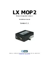 LXNAV MOP2 Installation Manual preview