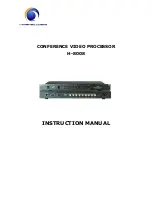 Предварительный просмотр 1 страницы LY International Electronics H-8000 Instruction Manual