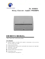 LY International Electronics PB-220PII Owner'S Manual предпросмотр