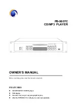 LY International Electronics PB-9807C Owner'S Manual предпросмотр