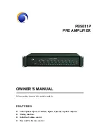 Предварительный просмотр 1 страницы LY International Electronics PB9811P Owner'S Manual