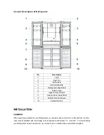 Предварительный просмотр 4 страницы Lycan LRF3001SS Instruction Manual