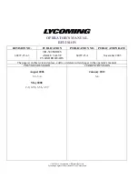 Предварительный просмотр 5 страницы Lycoming TIO-540-A1A Operator'S Manual