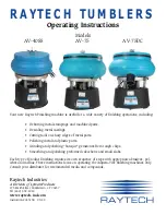 Lyman Raytech Adjusta-Vibe AV-40SS Operating Instructions preview