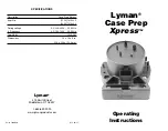 Lyman Xpress Operating Instructions preview