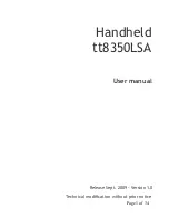 Preview for 1 page of Lyngsoe Systems tt8350LSA User Manual